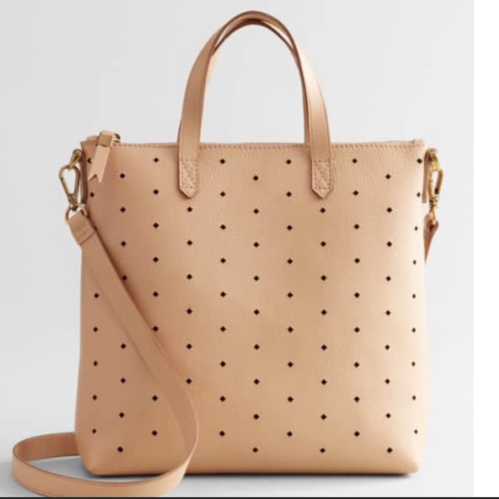 🆕 Madewell cream leather crossbody bag